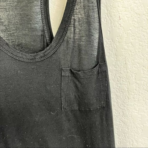 T by Alexander Wang Ink Classic Pocket Racerback Tank - Picture 3 of 7